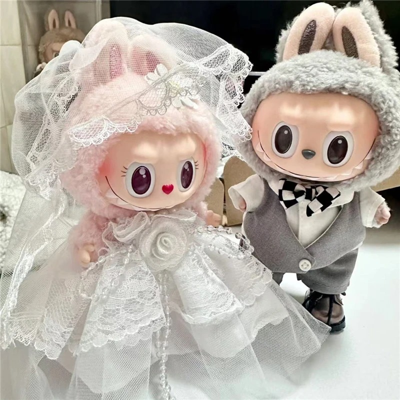 15 17cm For Labubu Doll Weddin - Baby Clothing Usa review and price